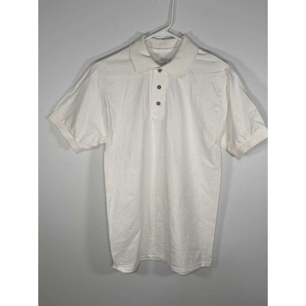Jerzees Adult Jersey Polo Color Cream Size S/CH/P New Without Tag
